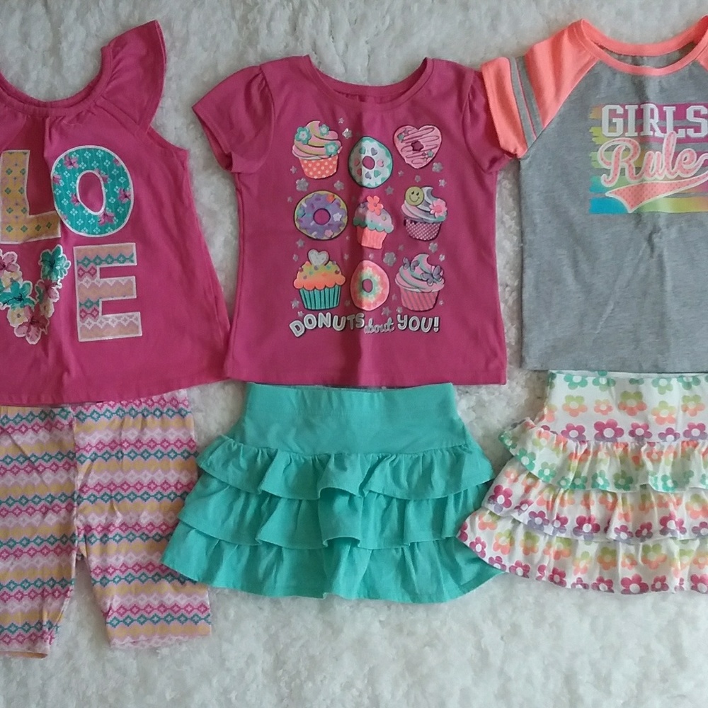 Garanimals Girls 1 Shorts Set / 2 Skorts Set